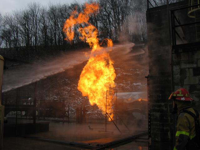 "Christmas Tree" burn off